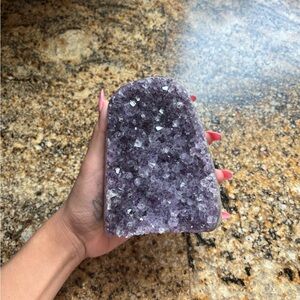 Natural amethyst quartz